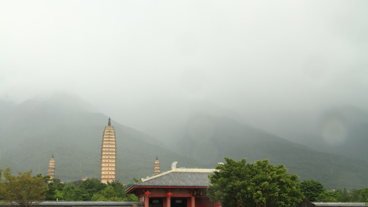The Three Pagodas at Chongsheng Temple, Dali