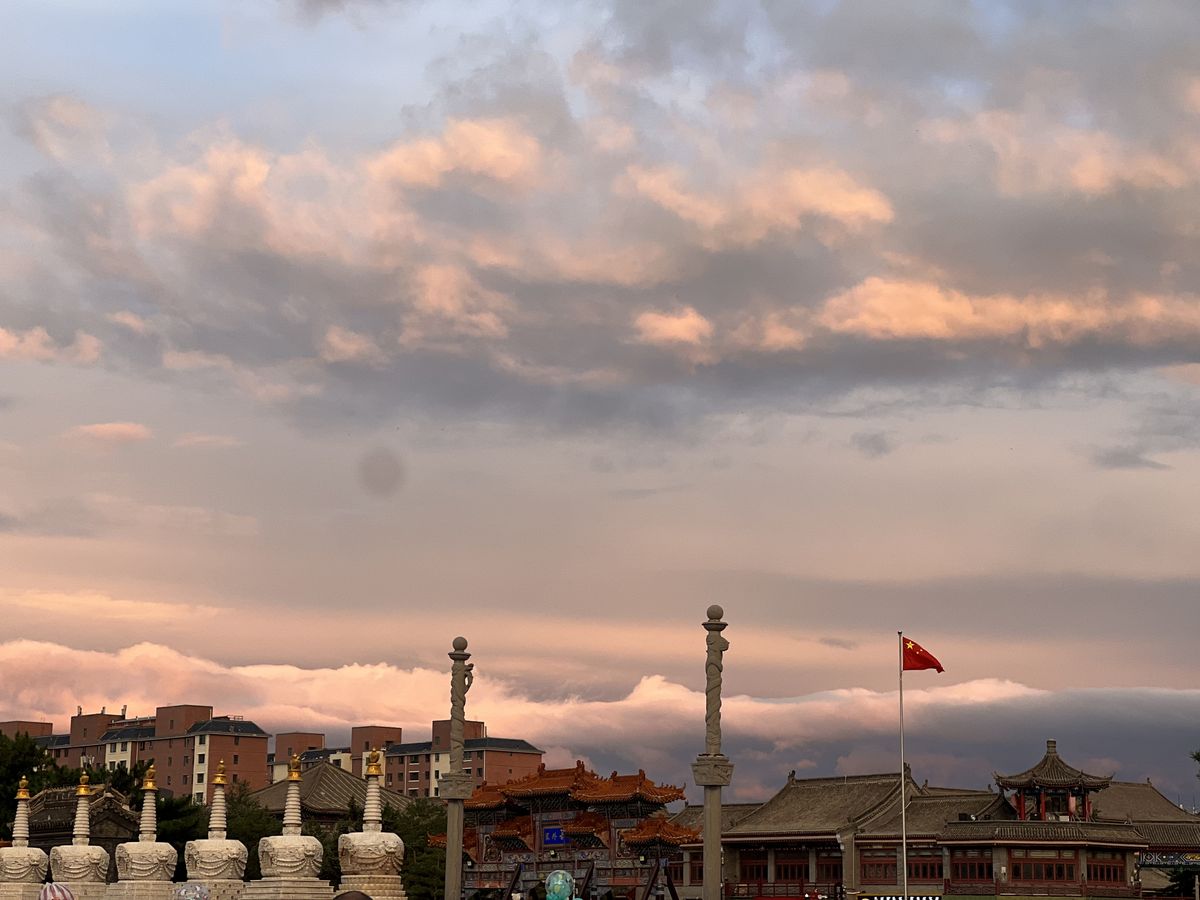 The Dazhao Temple, the largest lamasery in Hohhot