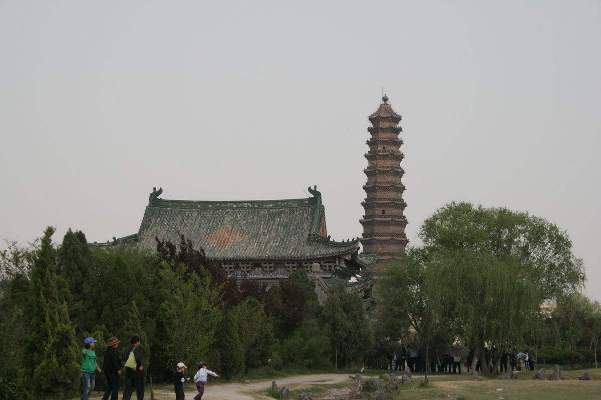 The Iron Pagoda in Kaifeng, built in 1049