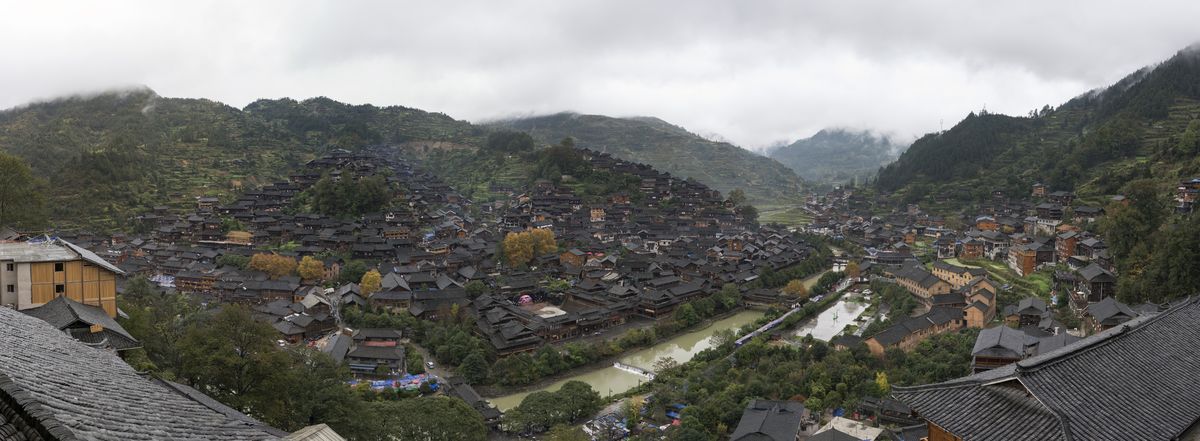 Xijiang, the largest Miao village in Qiandongnan
