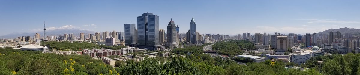 Red Hill (Hongshan) Park in the center of Urumqi