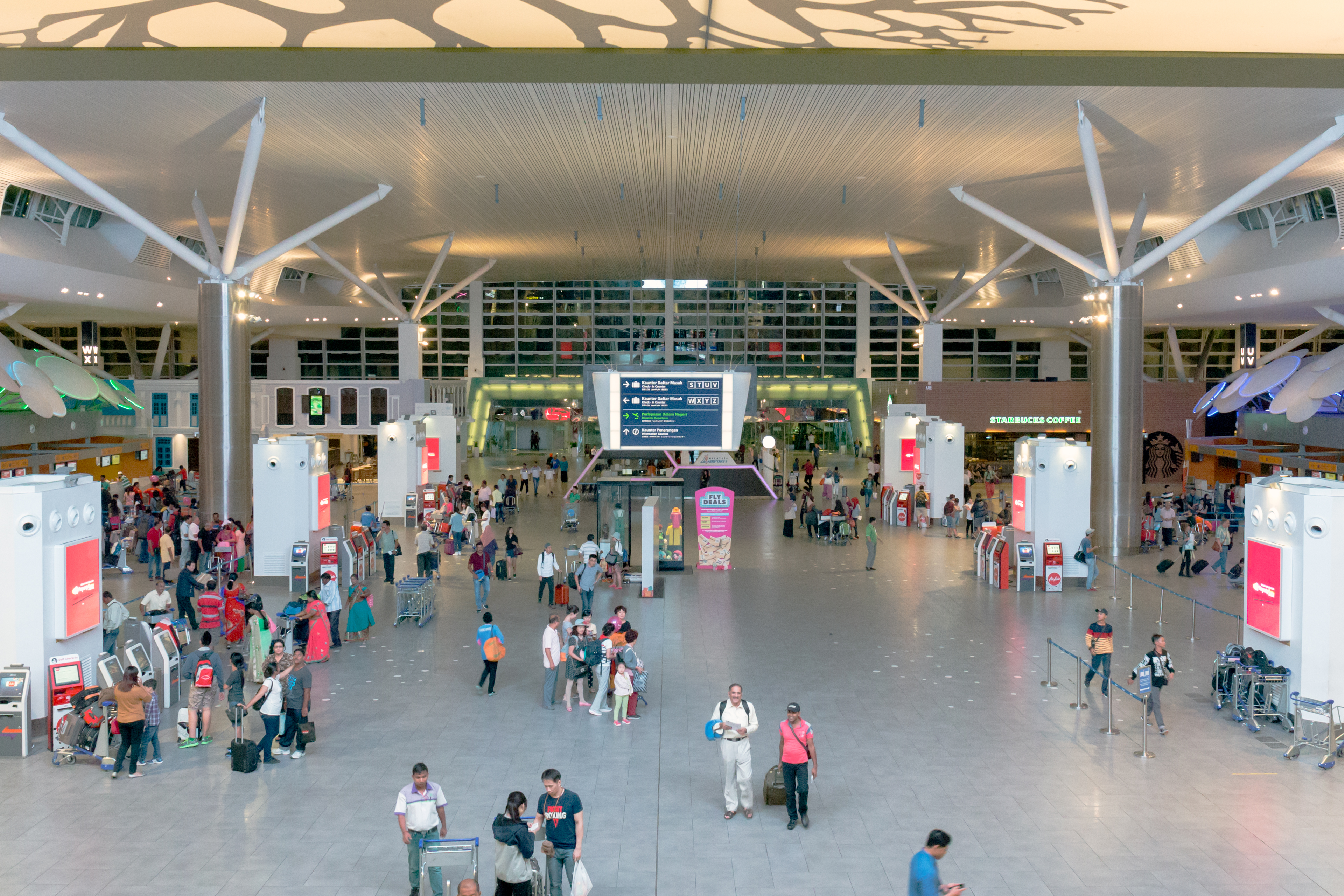 Kuala Lumpur International Airport, the main departure hub for flights to mainland China