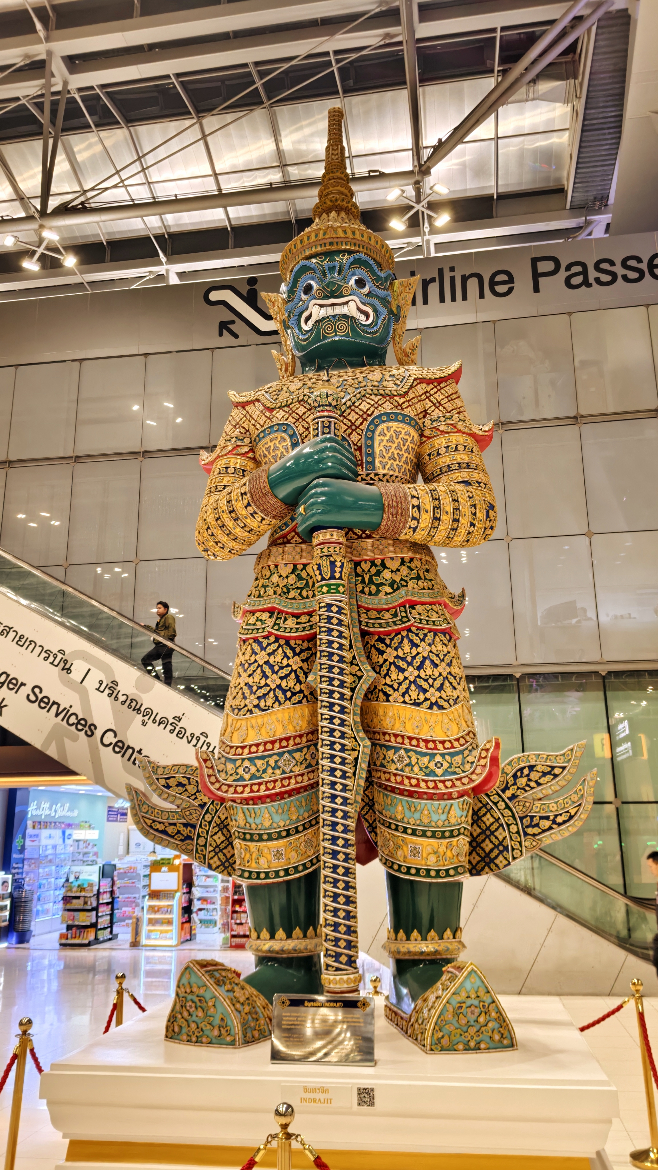 Suvarnabhumi Airport, the main departure hub for flights from Bangkok to mainland China