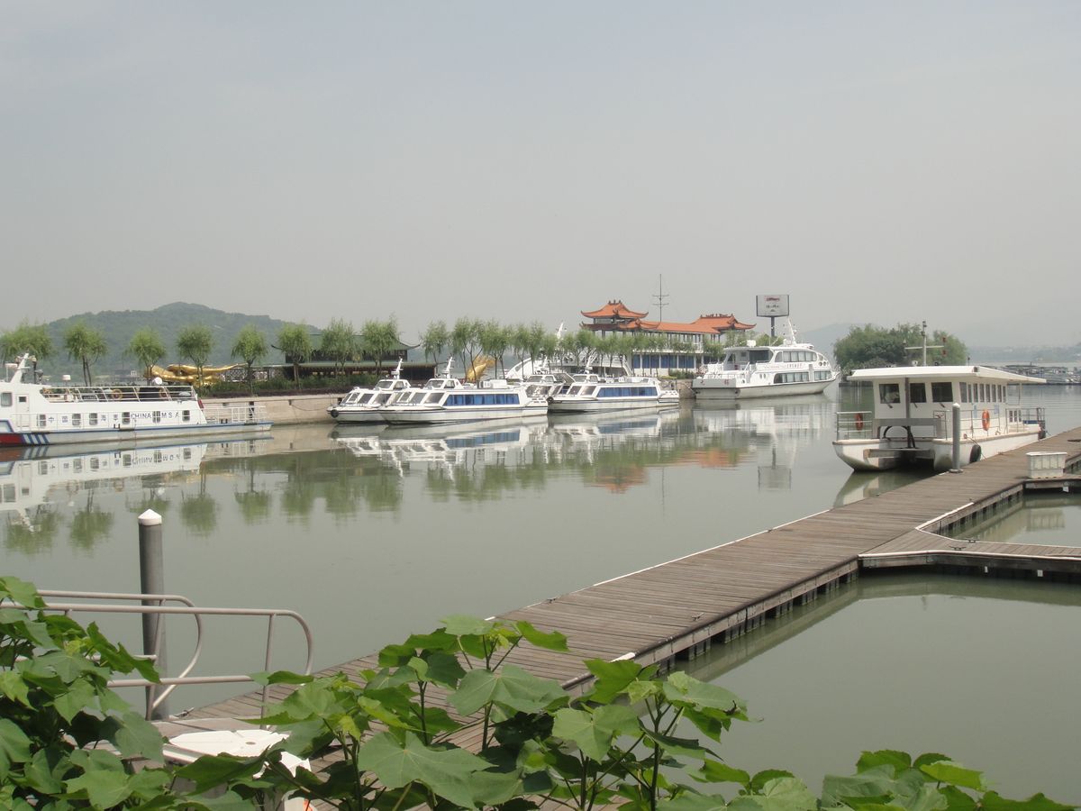 Turtle Head Isle in Lake Tai at Wuxi